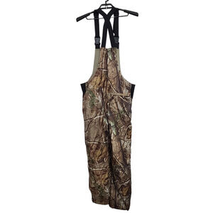 Gander Mountain Camouflage Overalls Bibs Tech2O Size Large Tall Camo Hunting